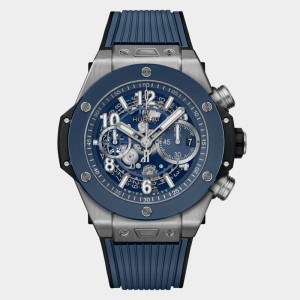 레플리카 [premium] HUBLOT 위블로 빅뱅 유니코 티타늄 블루 세라믹 45MM 오토매틱 시계 421.NL.5170.RX