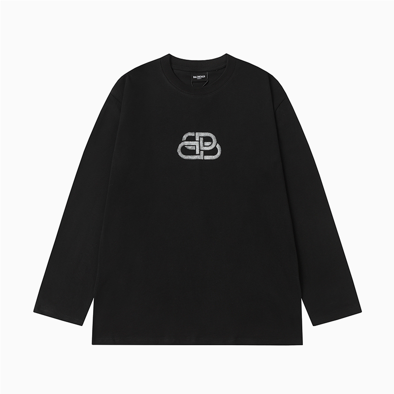 [M~2XL]발렌시아가 롱슬리브 티셔츠 2color