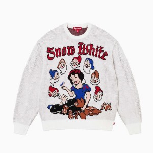 레플리카 [S~2XL]슈프림 2024 Snow White pieces 니트 스웨터 화이트